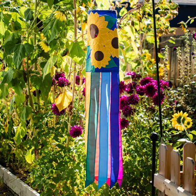Manche à air tournesols 40 po