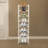 8 Tiers Tall Rectangular Acrylic Floorstanding Shoe Rack Shoe Storage Shelf For Entryway Clear-20439784