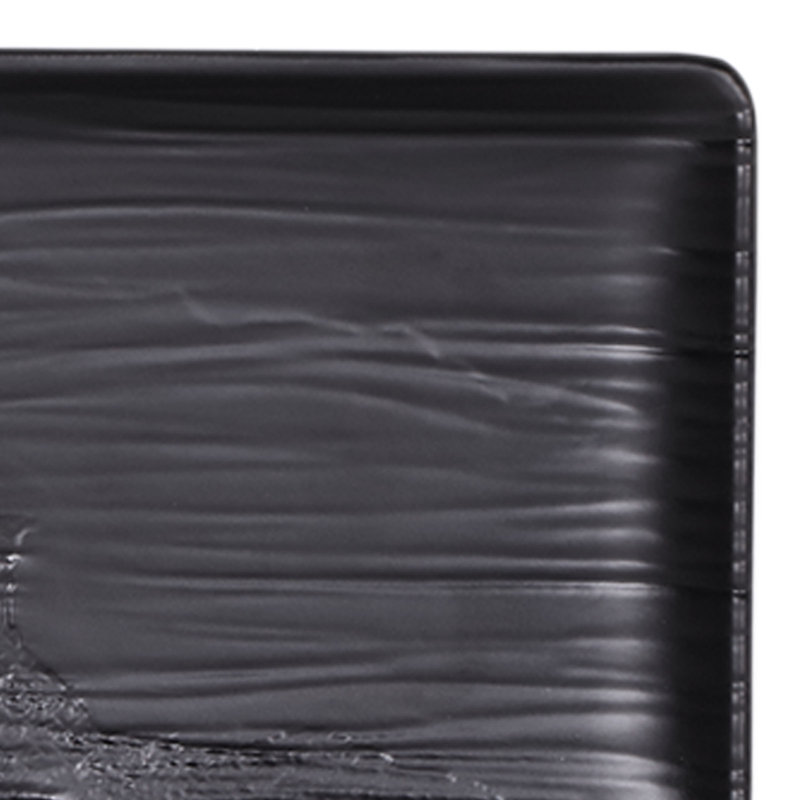 Plaque rectangulaire en mélamine Elite Global Solutions, Noir