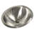 OVS2017 19.75 Inch Hand Hammered Matte Stainless Steel Oval  Bathroom Sink