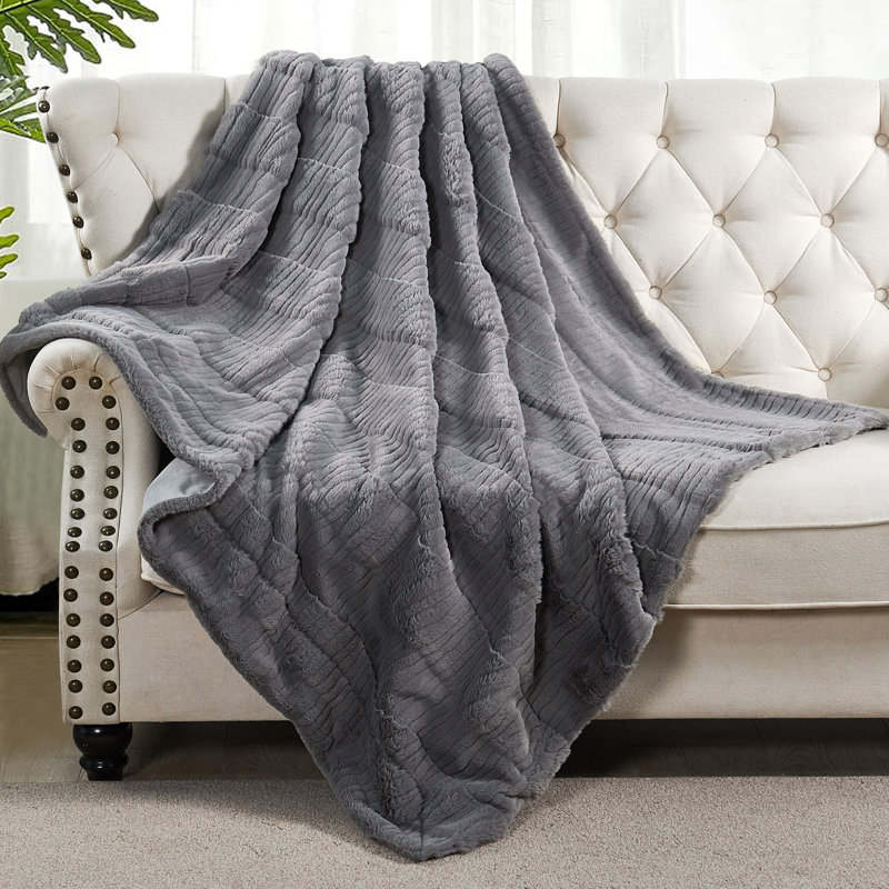 Throw Blanket, Grey
