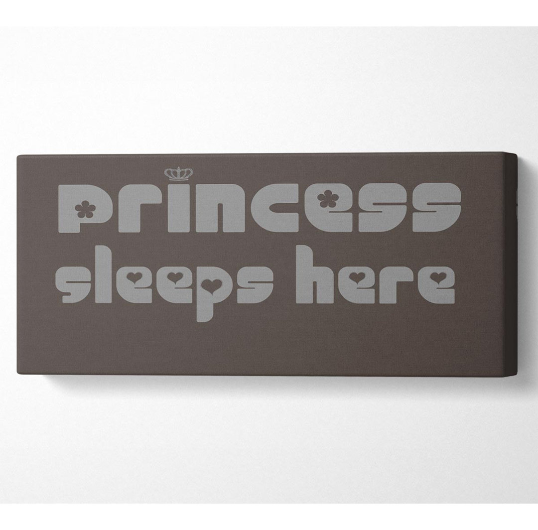 Princess Sleeps 2 Chocolate - Leinwanddrucke auf Leinwand