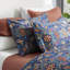 Ensemble de housse de couette de type damas à motif de carreaux et médaillon-330974504