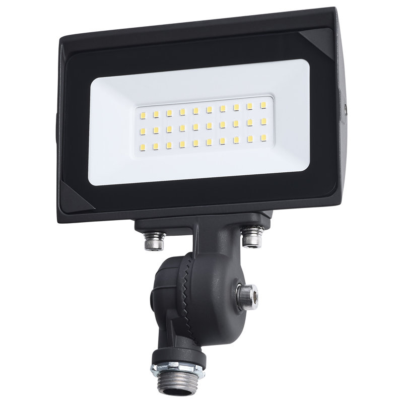 15 Watt LED DOB Tempered Glass Flood Light 4000K CCT Bronze Finish