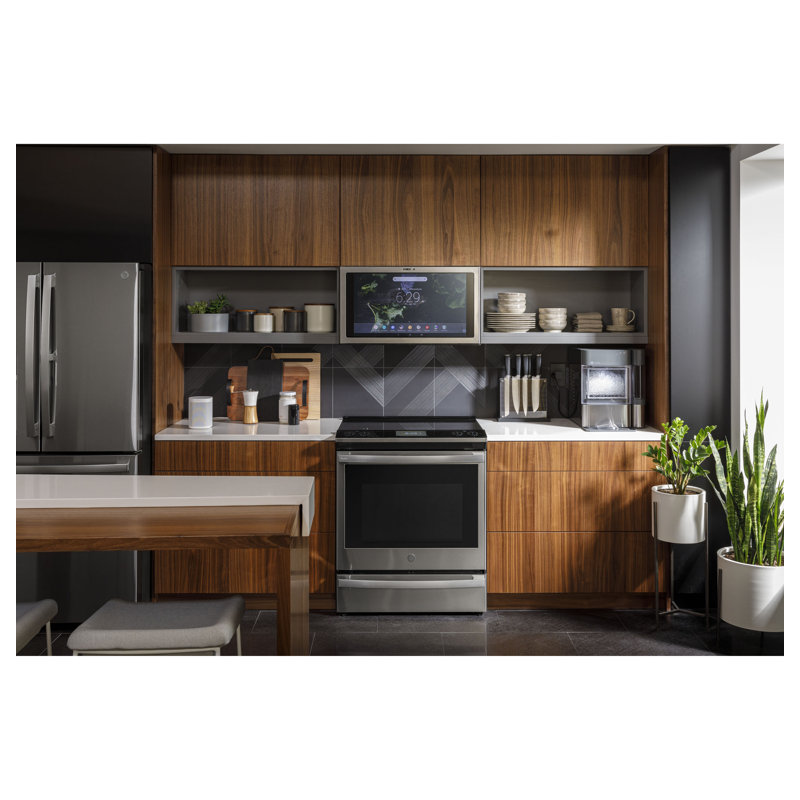 30" 5.3 cu.ft. Smart Slide-in Electric Range
