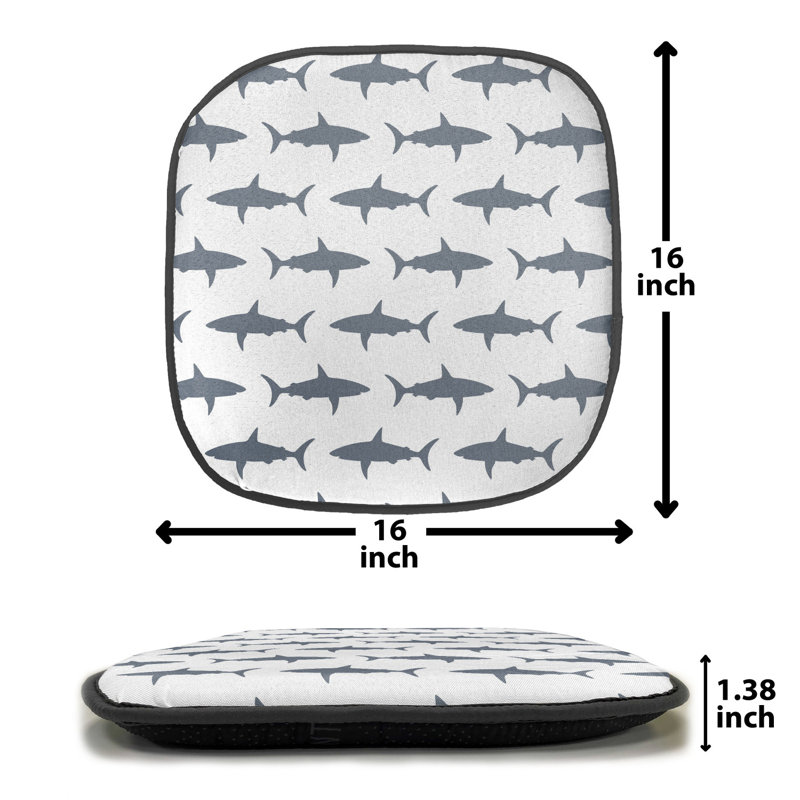 Outdoor 1.38'' Dining Chair Seat Cushion