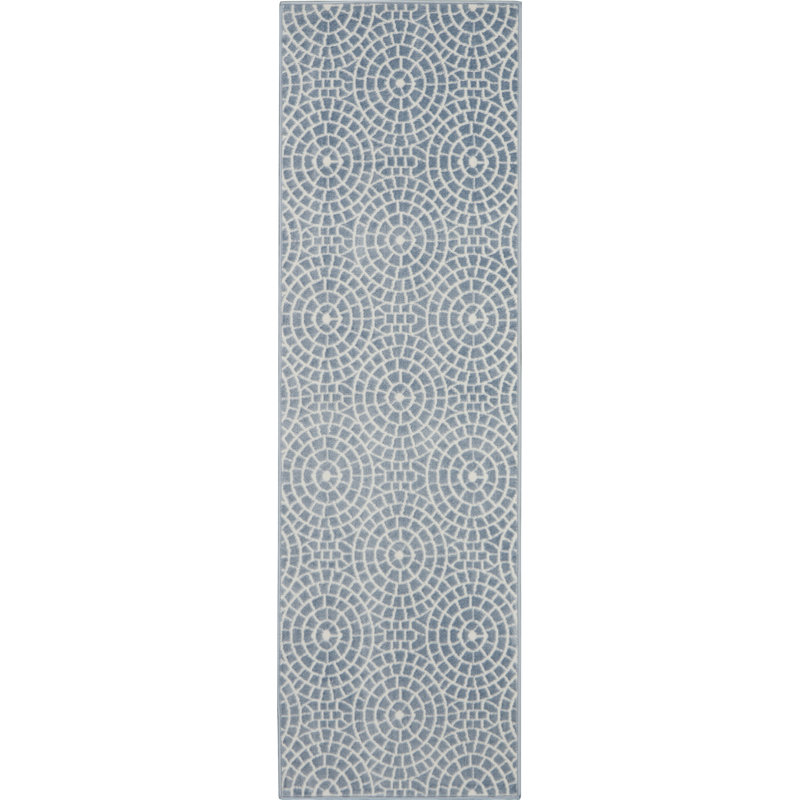 Geometric Indoor Rug, Runner 2'2" x 7'3"
