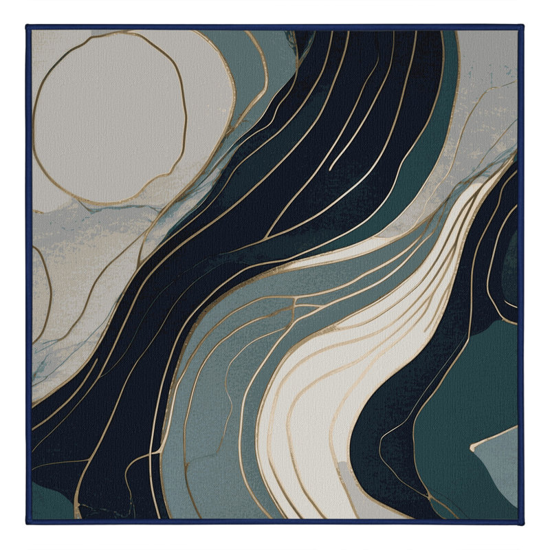 Galaxy Streams Rug, Square 4'