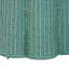 Console Scallop Natural Rattan, Coastal Boho pour le salon - Vert sarcelle