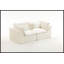 Canapé modulaire surdimensionné à large largeur et canapé modulaire pour une détente profonde et des sièges confortables dans les salons, 2 places
