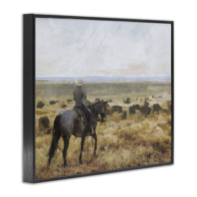 «On the range cowboy», estampe numérique par Nina Blue
