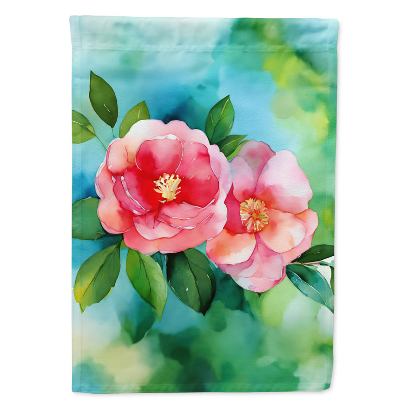 Drapeau de jardin double en polyester H 15,5 po x l 11,25 po