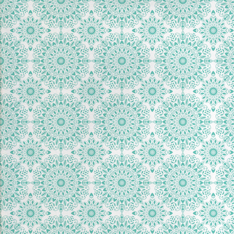 Tissu mandala, H 36 po x l 58 po x P 1 po