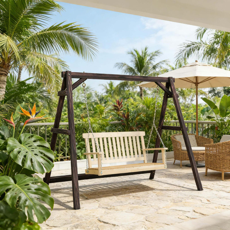 Cadre de balançoire arrière, support de chaise suspendue en A, support de chaise suspendu robuste (seulement support de chaise suspendu)