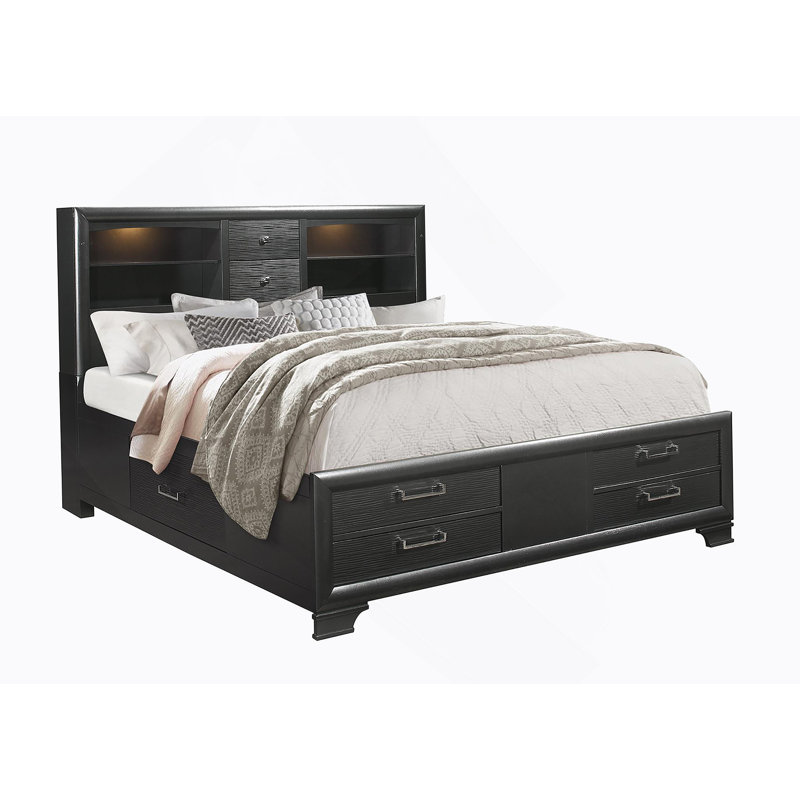 Grey Full Bed, Gray, Full