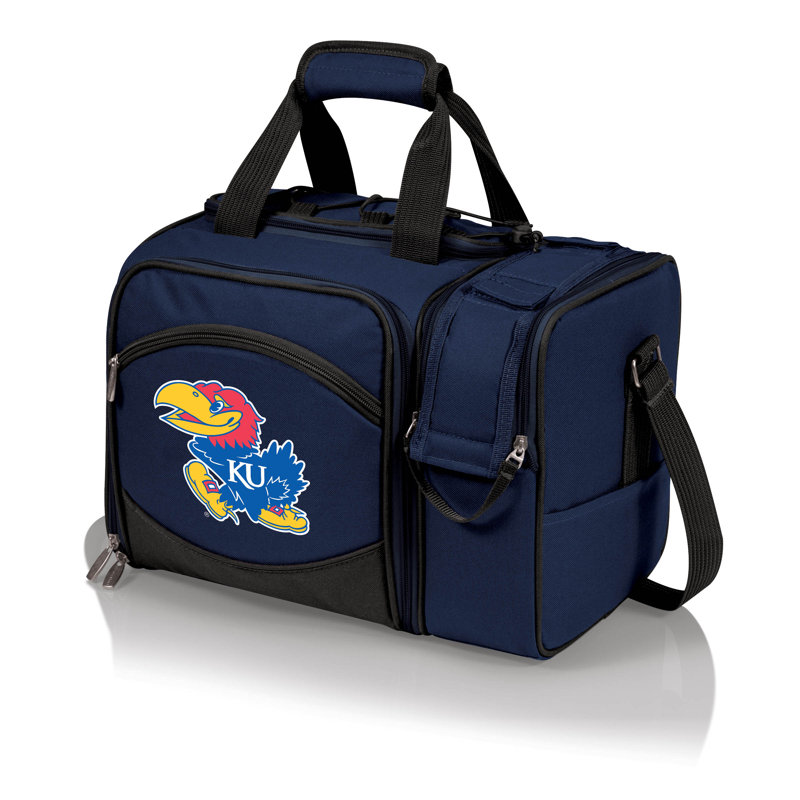 Refroidisseur à pique-nique isolé NCAA, Bleu marine, Jayhawks de l'Université du Kansas