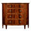 Demilune Solid Wood Accent Chest