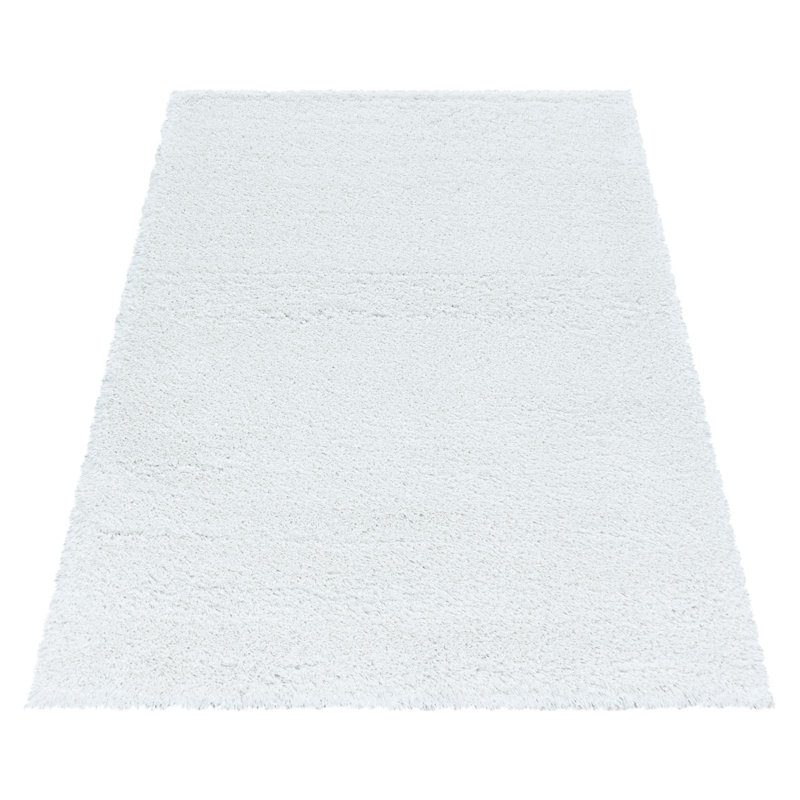Calderon Solid Colour Shag Area Rug, Rectangle 140 x 200cm