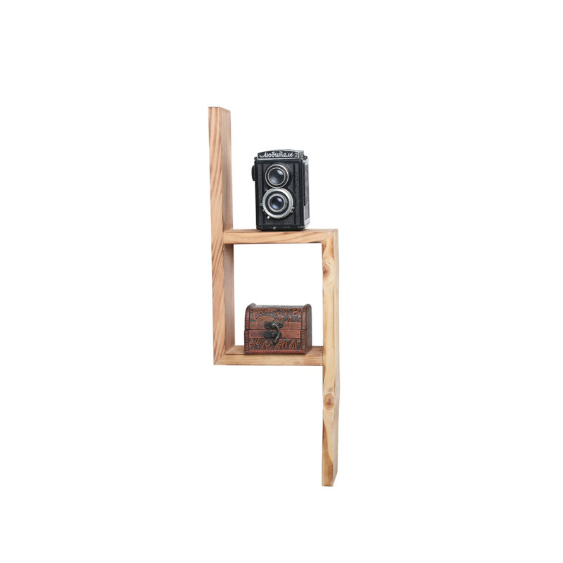 Tablette décorative 2 pièces Seiler, Chêne