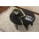 Table basse Modern Modern, finition bois noir, 35,4 po de diamètre x 16,1 po de hauteur | 100% panneau de particules enduit de mélamine, épaisseur: 0,7 po | Conception élégante et durable pour le salon, décoration intérieure élégante