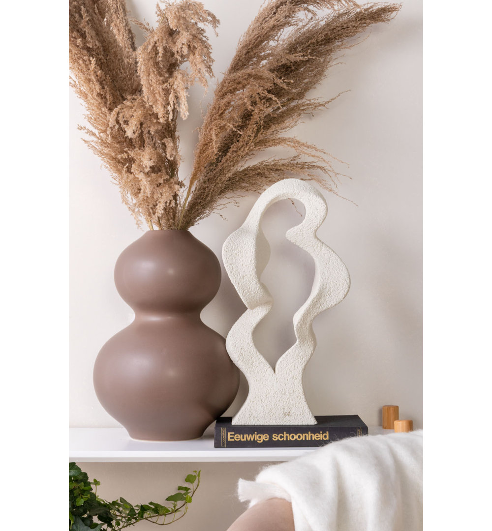 Vase Eminent Bubbles Ceramic Ivory