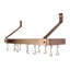 Handcrafted Gourmet Deep Stainless Steel Wall Mounted Pot Rack-1899385916