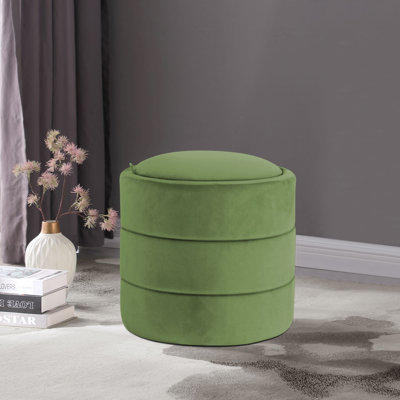 Nachita Upholstered Storage Round Ottoman
