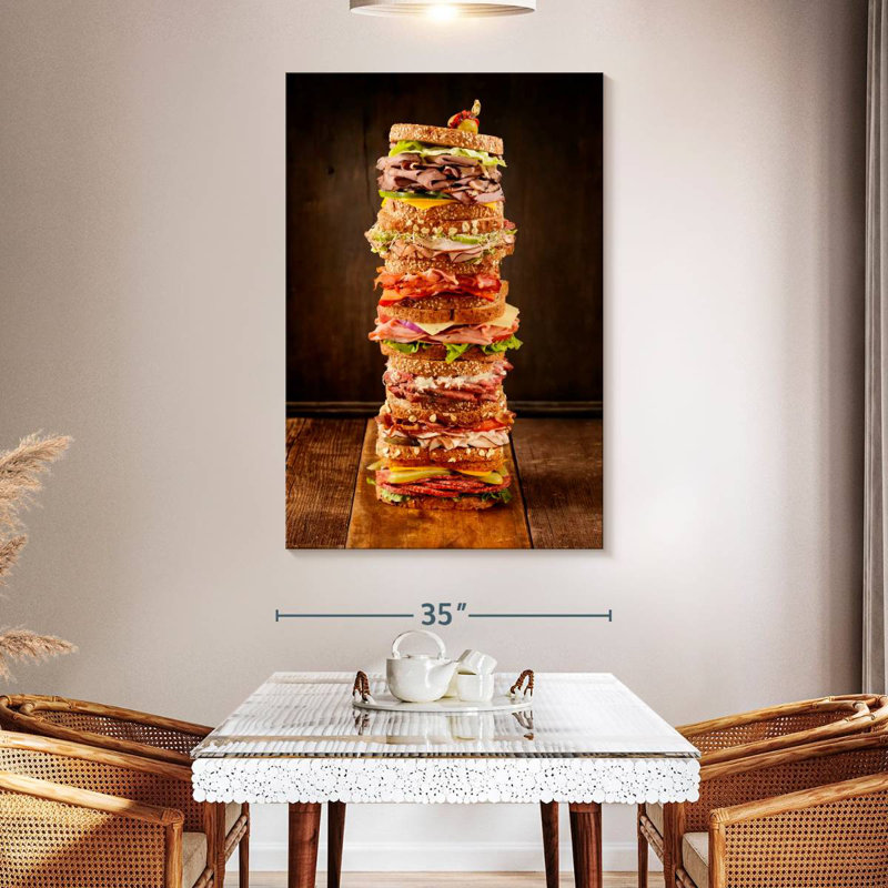 Yarlin Sandwich Stack, 51" H x 34" W