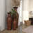 Ciotti Metal Trumpet Floor Vase-148274038