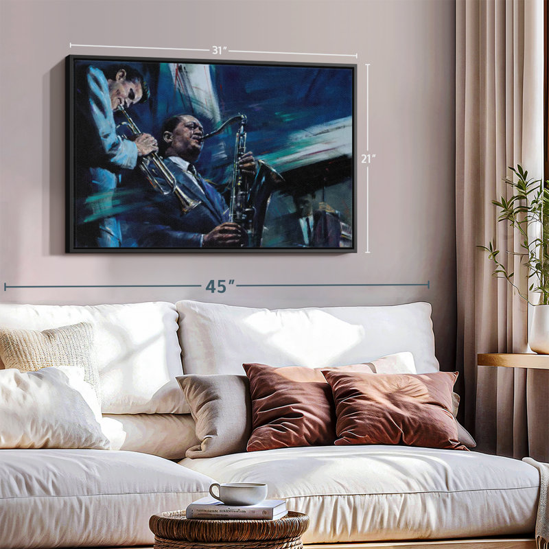 Blue Cool Canvas Print, 21" H x 31" W
