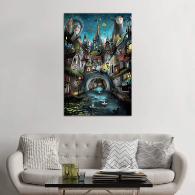 Pinnacles 1 Piece Wrapped Canvas Wall Art