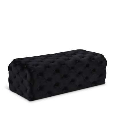 Paz Velvet Ottoman