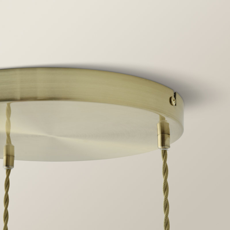 Locklin 3 - Light Matte Black Unique/Statement Pendant, Yes