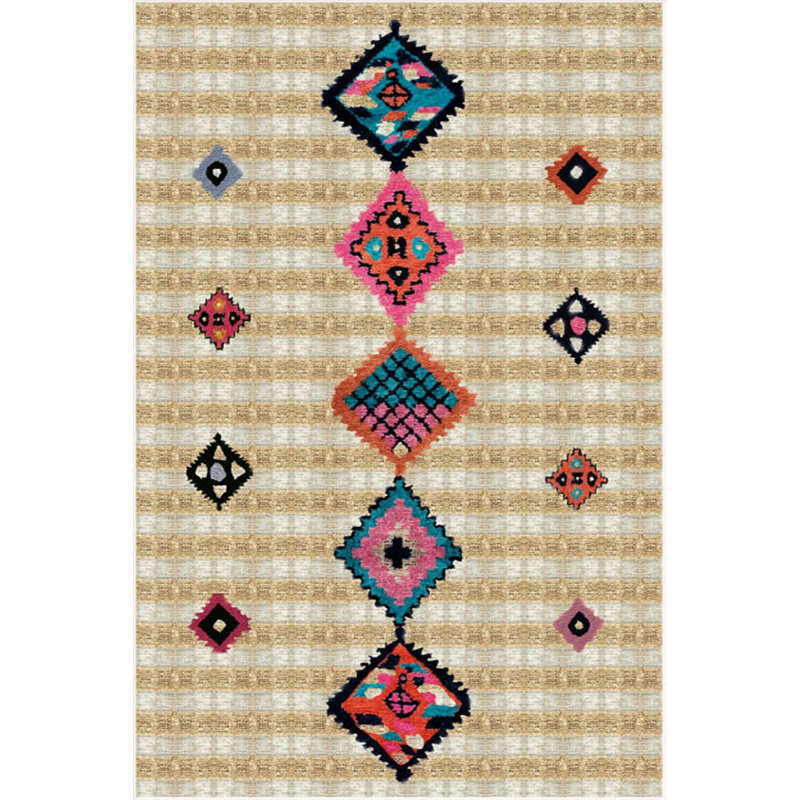 Luxurious Non-Slip Woven Carpet, 100% Velvet Fabric, 31.5 x 47.2 inches | Antibacterial, 13.5 mm Total Height, Machine Washable | Ideal for Living Room, Bedroom & Home Decor, Soft & Durable Design