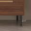 Meuble-lavabo de 36 pouces avec lavabo intégré en céramique et tiroirs à fermeture en douceur, autoportant ou mural pour une conception polyvalente