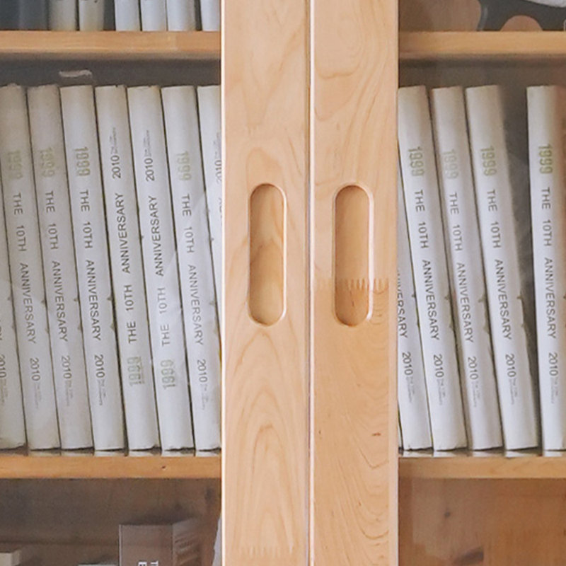 Bibliothèque de meubles en bois massif pur