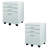 17.75'' Wide 3 -Drawer Mobile File Cabinet