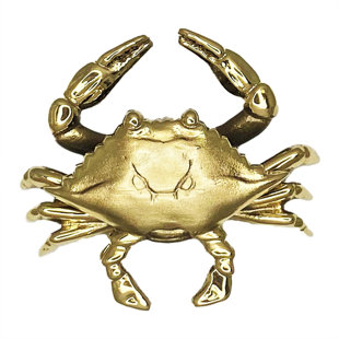 Heurtoir de porte crabe bleu