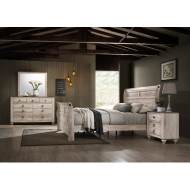 Laurel Foundry Modern Farmhouse Withyditch Wood Bedroom Set With