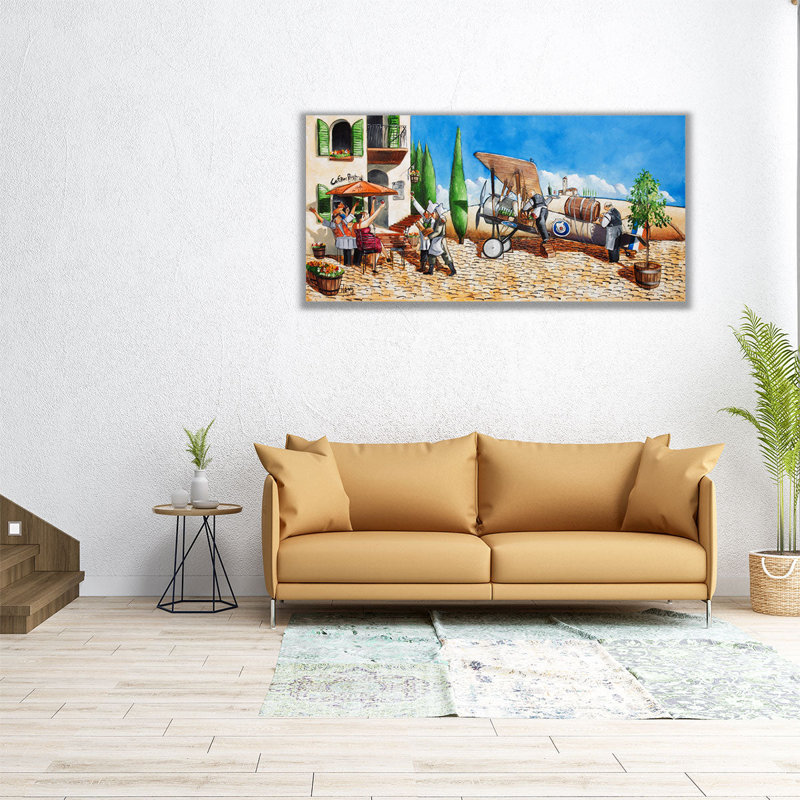 Aviation Chef - Canvas Print Wall Art, 30" H x 60" W