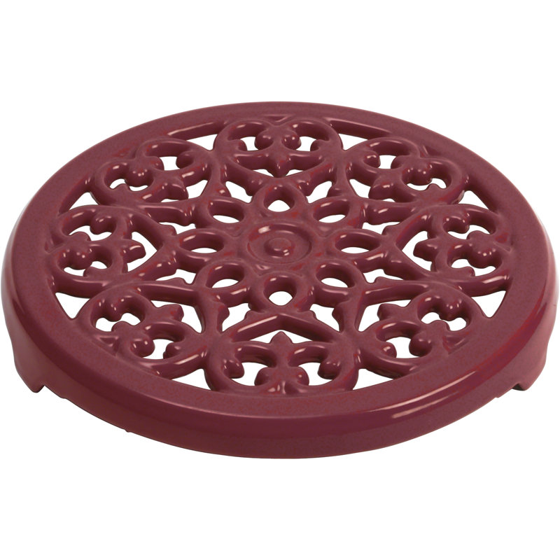 Staub Cast Iron Staub Lilly Trivet, Grenadine