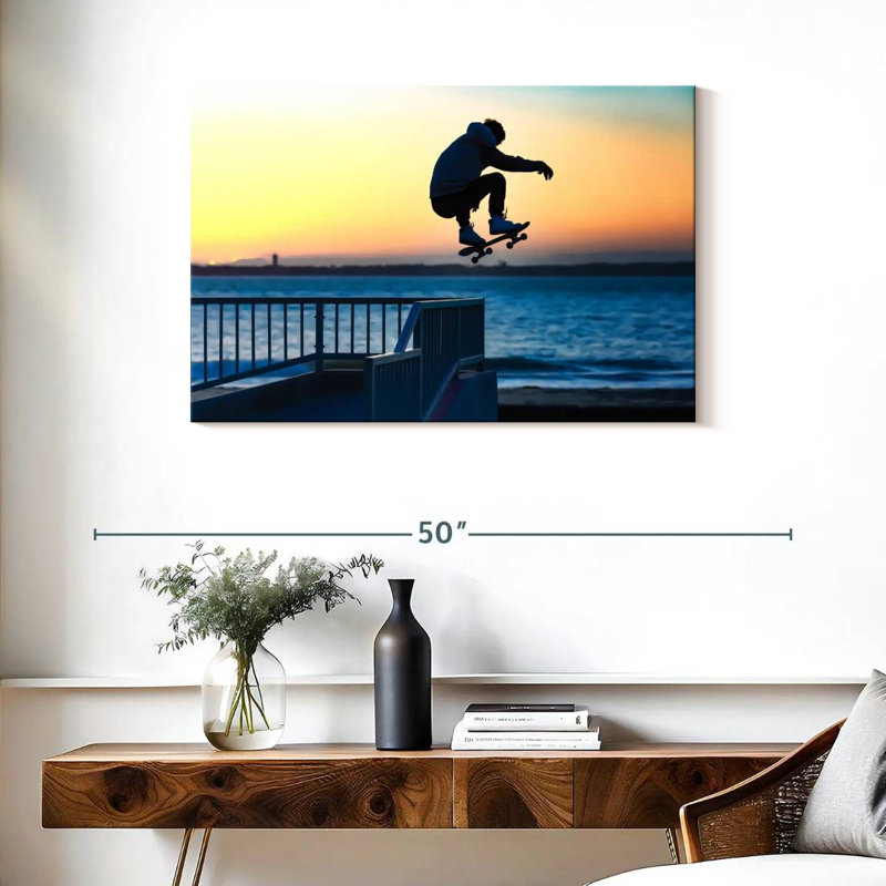 Beachside Skateboard Jump, H 24 po x l 36 po