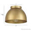 Plafonnier encastré moyen 1 lumière Hunter Erling-112470974-112470973