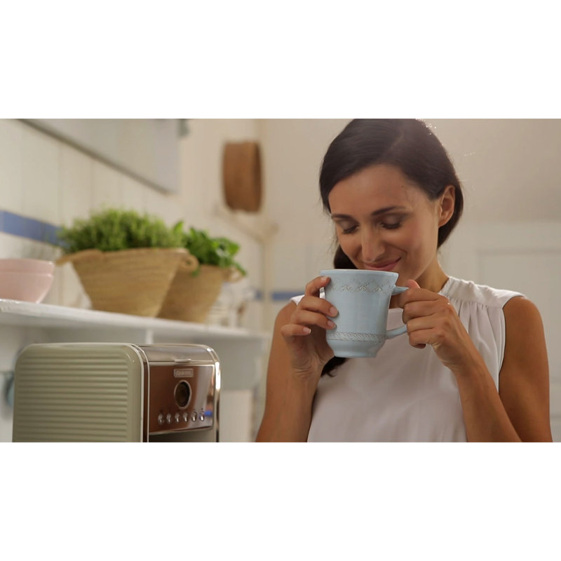Ariete 12- Cups Brew Timer Coffee Maker, Beige