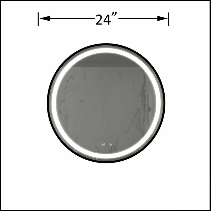 Miroir de salle de bain à DEL