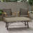 Outdoor Rectangle Table Top Cover, 600D Waterproof UV & Weather Resistant Heavy Duty Patio Furniture Cover-733905882