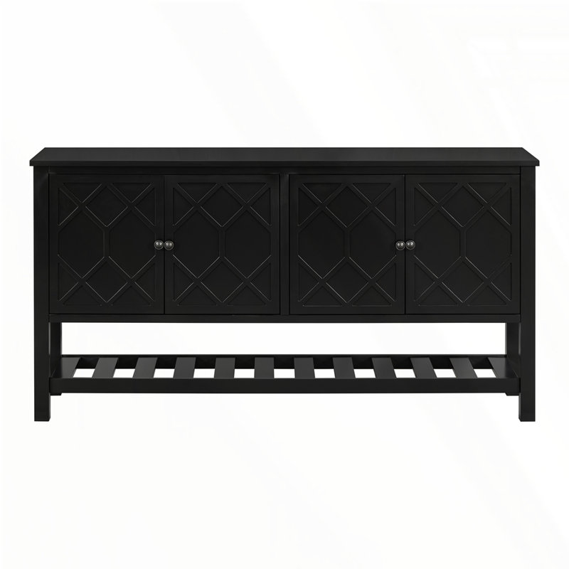 Table d'entrée élégante, Noir