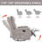 Manual Recliner Chair with Rocker and Swivel in Fabric for Living Room-903278784