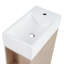 Meuble-lavabo 18,6 po avec lavabo, meuble-lavabo avec tablette à 2 niveaux, orienté vers la gauche ou vers la droite-1640108428