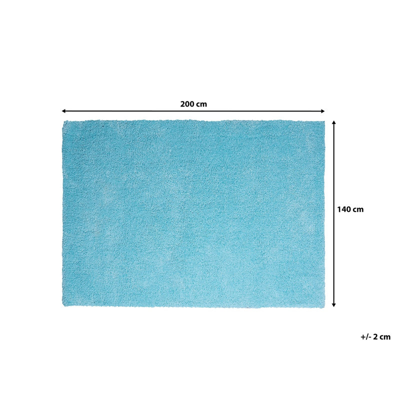 Monday Solid Colour Hand Woven Area Rug, Rectangle 140 x 200cm
